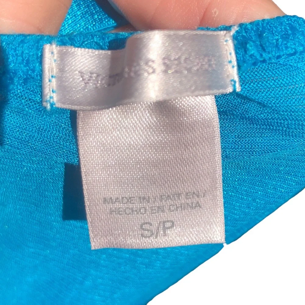 Victoria Secret Sheer Blue Nightie size Small - Picture 4 of 4